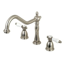 Kingston Brass KB1798BPLLS Bel-Air Double-Handle Widespread Kitchen Faucet in Brushed Nickel