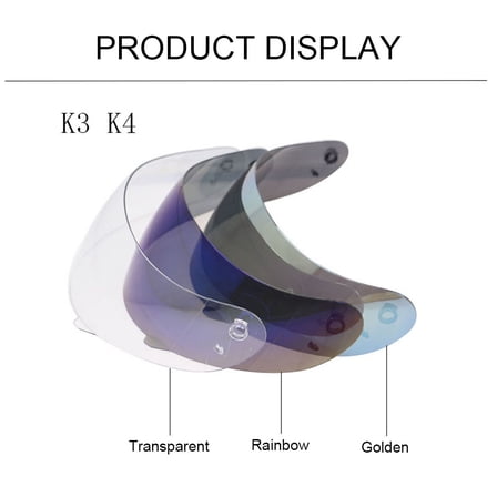 Visor,-scratch K3 Helmet Visor K3 K4 Ktoo Huiop Leeofty Wotao