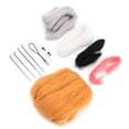 thumbnail image 3 of Kit De Fieltro De Aguja, Fácil De Ensamblar Y Operar Una Bolsa De Material De Fieltro De Muñeca Animal Adecuada Para Niños Y Adultos Principios Para, 3 of 7