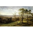 thumbnail image 2 of Cleenewerck, Henry 24x16 Gold Ornate Wood Framed with Double Matting Museum Art Print Titled - Guajiros En El Camino (Cuba), 2 of 4