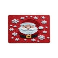 thumbnail image 3 of Yhmxh Santa Claus Bath Mat, Christmas Bathroom Decor Diatom Mud Mat, Absorbent Cute Winter Snow Christmas Bathroom Rug, Non-slip Christmas Rugs Machine Washable, Bathroom Mats for Bathtub Sink, 3 of 7