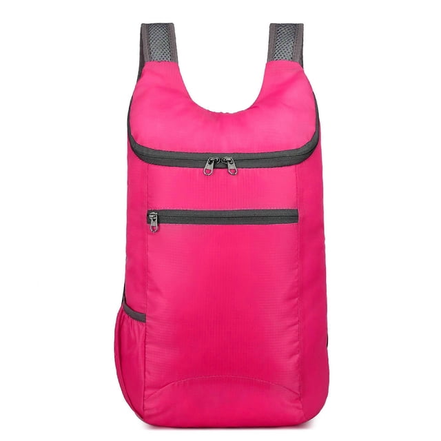 Mochila plegable ligera de nailon, impermeable, para exteriores, plegable, para senderismo, camping, viajes, gran capacidad, para deportes.
