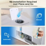 BLITZHOME Smart Wifi Countertop Dishwasher, 9 Programs,5.2L Built-in Water Tank ,3-Spray Arms & 24H Timing,No Installation Needed