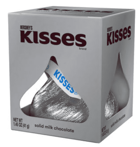 Hershey Kisses Solid Milk Chocolate 1.45oz 1ct