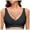 Black, variant on Women Solid Color Bra V Petal Design Wireless Bralette for Women Soft Comfort Seamless Support Everyday Wear L Black