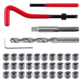 thumbnail image 1 of 30 Piece M8x1.25 Thread Repair Kit, Metric Repair Kit with HSS Drill Bits Thread, for Auto Repairing, 1 of 6