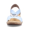 thumbnail image 4 of Rieker Women's 624H6-10 Wedge Heeled Ankle Strap Sandals, Aqua, Size EU 39, 4 of 7