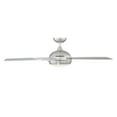 thumbnail image 3 of Odyssey Indoor and Outdoor 5-Blade Smart Ceiling Fan 54in Brushed Nickel with 3000K LED Light Kit and Remote Control, 3 of 4