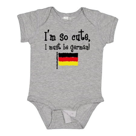 

Inktastic So Cute German Gift Baby Boy or Baby Girl Bodysuit