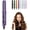 Dark Purple, variant on Curling Iron, 2-in-1 Mini Curling Wand & Flat Iron Hair Straightener, 3D Curling Iron for Short Hair, CurlingIron, Mini Dual Purpose, for Travel, Rapid Heating (Orange)