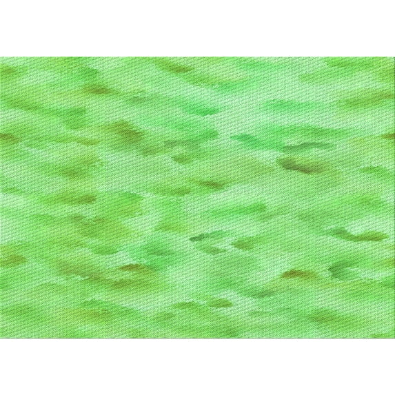 Ahgly Company Indoor Rectangle Patterned Emerald Green Area Rugs, 4' x 6'