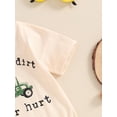 thumbnail image 6 of Bagilaanoe Newborn Baby Girl Boy Summer Rompers Print Short Sleeve Bodysuits 3M 6M 12M 18M Infant Casual One Piece Short Jumpsuit, 6 of 8