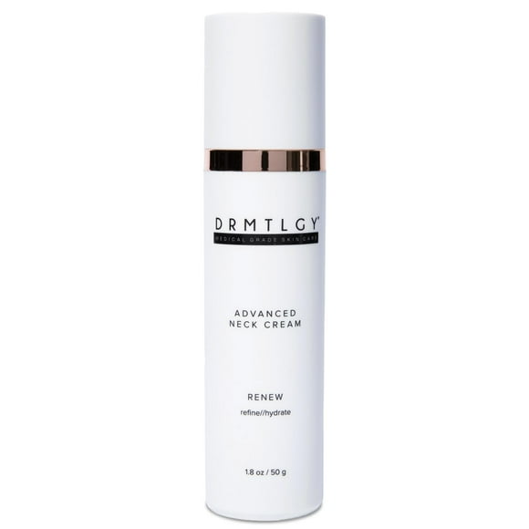DRMTLGY Crème Raffermissante Avancée pour le Cou - Raffermissante & Liftante Peau Relâchée, Peptides & Vitamine E, 1.8 oz