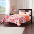 thumbnail image 1 of Mission King Solid Wood Platform Bed in Espresso, 1 of 11