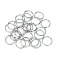 thumbnail image 3 of 50Pcs Metal Swivel Lobster Clasps Clips Hook with Key Ring DIY Jewelry Cra WA, 3 of 11
