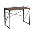 thumbnail image 4 of Mesa de hogar multiusos, escritorio de oficina, Marrón FurnitureR HARPER DESK, 4 of 6
