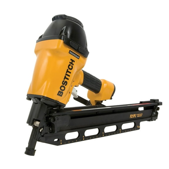 Bostitch Framing Nailer F21PL - Lightweight, Round Head, 1-1/2 to 3-1/2 In, Black