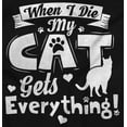 thumbnail image 2 of When I Die the Cat Gets Everything Womens Plus Size Graphic Zipper Hoodie Brisco Brands 2X, 2 of 5