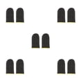 thumbnail image 3 of Wisewang 2Pcs Game Fingertip Sleeves Sweat Proof Elastic Nylon Screen for Protection Knitting Gloves Kit Gaming Parts Accessories Yellow 5Set, 3 of 6