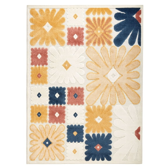 Wanda June Home  Forest Floral Area Rug by Miranda Lambert, Multi-Color, 5'2''x7'2''