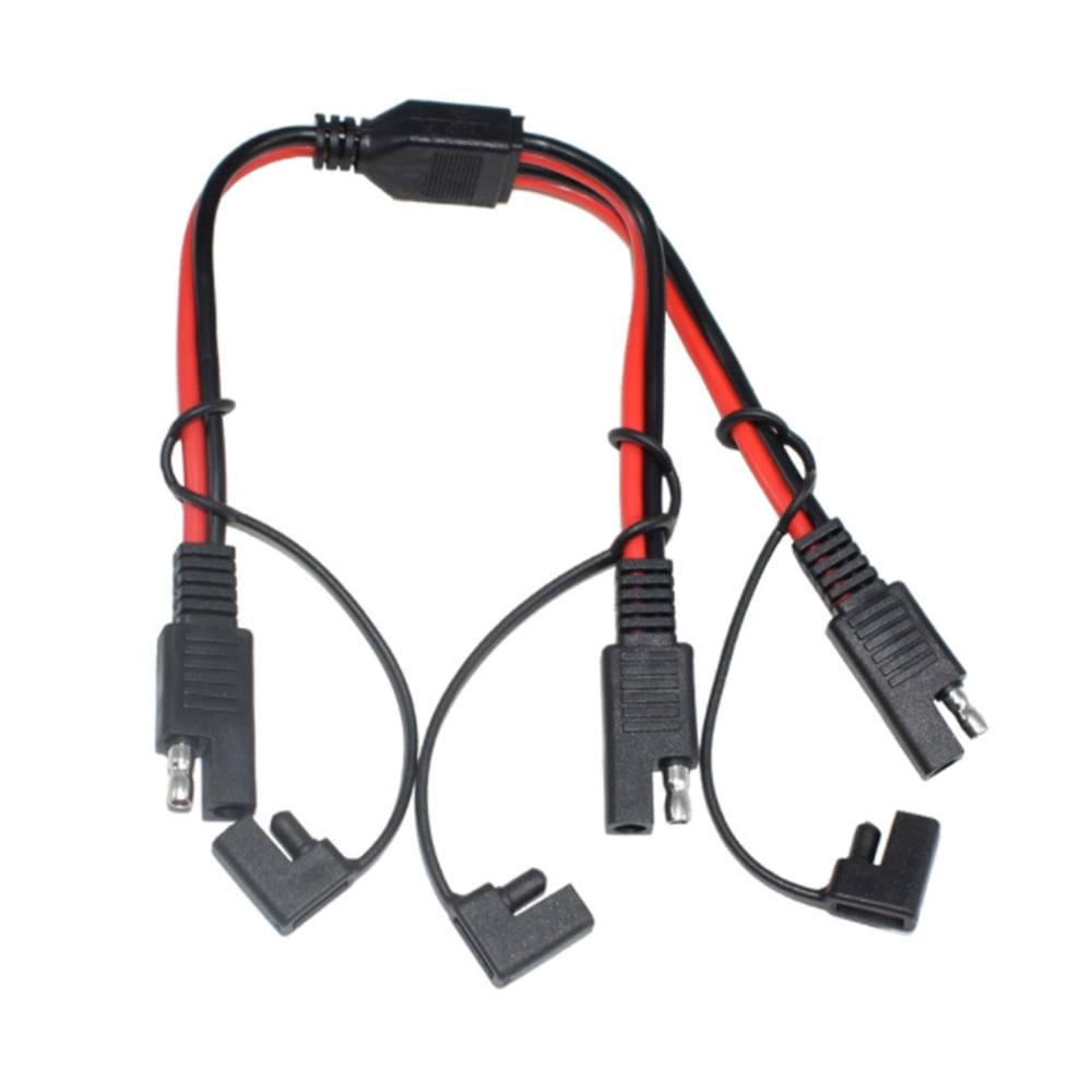3Ft/1m Apoi 14 AWG SAE Extension Cable SAE to SAE Power Automotive Extension Cable Quick Disconnect Wire Harness SAE Connector 