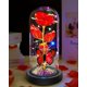 thumbnail image 1 of Rosa de cristal iluminada Fvawe con mariposa en cúpula de cristal, 1 of 6