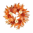thumbnail image 2 of YIMWNYI Fall Door Hanger Thanksgiving Pumpkin Maple Leaf Decor – Halloween Wall Hanging, Autumn Harvest Decoration, Seasonal Front Door Wreath Alternative, 2 of 6