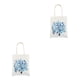 thumbnail image 2 of Advancent Bolso de lona para pintar, bolso de compras, mano de obra fina, accesorios exquisitos de larga duración para mujer, 004-2835 004-28*35 2piezas, 2 of 6