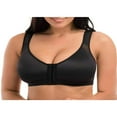 thumbnail image 1 of CHUANK Women‘s Full Coverage Front Closure Wire Free Back Support Bra, 1 of 6