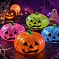 thumbnail image 5 of 2026 New Halloween Pumpkin Dumpling - Soft Slow Rising Stress Ball - Stress Relief Dumplings for Halloween Party Favors (Pink), 5 of 9
