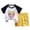 Black, variant on toddler easter outfit boy Boys Summer Outfits Short Sleeve T Shirt And Shorts Set Casual Playwear For Toddlers Kids Ages 1 7 Comfortable Breathable Daily Wear