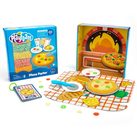 UPC: 0086002020390 | Educational Insights Playfoam Pizza Parlor with 5 Colors of Playfoam Non-Toxic Sensory Toy for Boys & Girls Ages 3+