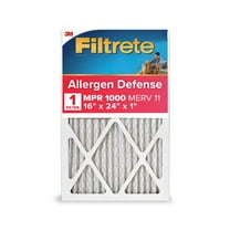 Filtrete 16x24x1 HVAC Furnace Air Filter, MPR 1000 MERV 11, Allergen Defense, 1 Filter