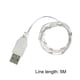 thumbnail image 2 of Xihbxyly Luces de Alambre de Cobre Usb, Decoración Floral Led Flexible, Luces Blancas Cálidas, Blancas y de Colores, Perfectas para Jardines, Habitaciones, Fiestas y Bodas, 5 M de Largo, 50 Lámparas, 2 of 7