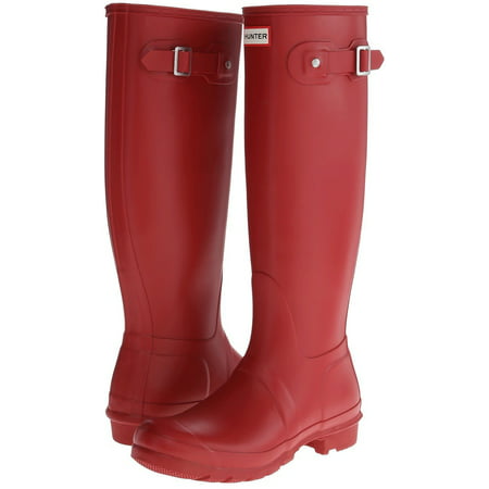 Hunter Women's Original Tall Rain Boots (Military Red / Size 7)