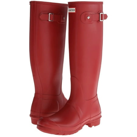 Hunter Women's Original Tall Rain Boots (Military Red / Size (Best Rated Military Boots)