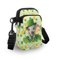 thumbnail image 3 of HELLHERO Lightweight Crossbody Bags Polyester, Vintage Adjustable Crossbody Bag, Elephant Clover Pattern, 3 of 7