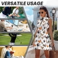 thumbnail image 6 of Yuyamidu Roosters Tennis Golf Dress Sleeveless Tennis Dress with 2 Pockets Built in Shorts Summer Clothes Soft Womens Athletic Clothing Sets Size XS, 6 of 7