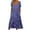 Purple, variant on Luxalzxs Dresses for Women Short Sleeve Boho Floral Print Midi Dress Summer Button V Neck Casual Loose Vacation Beach Dress with Pockets