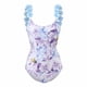 thumbnail image 4 of Traje de baño para mujer Traje de baño de una pieza Bikini con cordones Traje de baño Falda larga Conjunto de dos piezas de gasa OAVQHLG3B Store lin121212, 4 of 4
