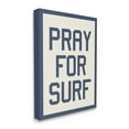 thumbnail image 4 of Stupell Industries Pray for Surf Phrase Nature Painting Gallery Wrapped Canvas Print Wall Art, 16 x 20, 4 of 8