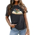 thumbnail image 2 of WEAIXIMIUNG T-Shirt Imprimé à Manches Courtes et Col Rond pour Femmes de la Saint-Valentin, 2 of 4