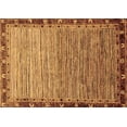 thumbnail image 1 of Ahgly Company Indoor Rectangle Abstract Brown Modern Area Rugs, 3' x 5', 1 of 4