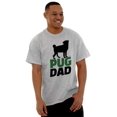 thumbnail image 5 of Pug Dad Cute Doggie Family Pet Owner Men's Graphic T Shirt Tees Brisco Brands S, 5 of 5
