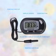 thumbnail image 3 of Termómetro digital LCD para acuario con ventosa, temperatura del terrario del tanque de peces para peces y reptiles, 3 of 9