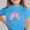 Blue, variant on ITSAME Girls T-Shirt, Crewneck Mother's Day Print Short Sleeve Fashion Casual Tops for Kids Pink Size 14-15T