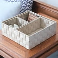 thumbnail image 3 of Multifunctional storage box Simple plastic spray home desktop office storage sorting sundries car storage box, 3 of 7