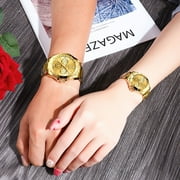 Golden Watch Men CHENXI Mens Watches Luxury Steel Band Quartz Wrist Watch Casual Dress Waterproof Clock Relogio Masculino