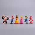 thumbnail image 3 of KEVCHE 17 Piezas Mario Bros Figura, Mario Figura Luigi Figura Decoración de Tartas Juguete Mario Luigi Princess Yoshi, Figuras Mario Bros para el Cumpleaños de los Niños, Edad 3+, 3 of 8