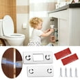 thumbnail image 2 of UP T0 50% OFF! Cabinet Door Catch, No Drill Drawer Latch, Stainless Steel Closure for Kitchen Cabinets, Drawers, Doors, Strong Hold, Easy Installation, 1 Pack, 2 of 6